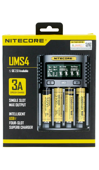 Nitecore Intellicharger UMS4 3A USB Charger